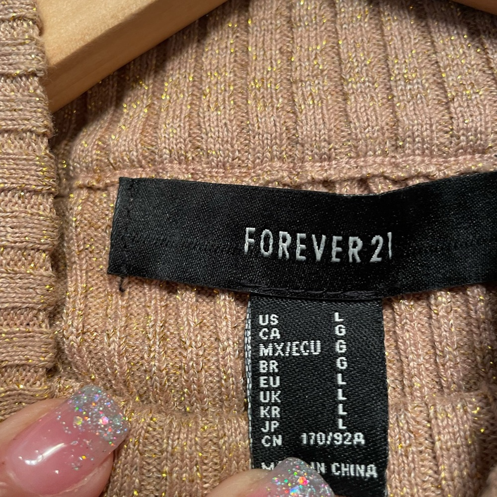 Forever 21 Women's Tan Sweater
